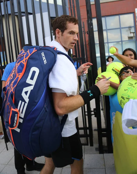 New York Ağustos 2018 Grand Slam Şampiyonu Andy Murray Büyük — Stok fotoğraf