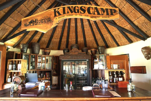 Hoedspruit Jihoafrická Republika Září 2018 Bar Kings Camp Private Game — Stock fotografie