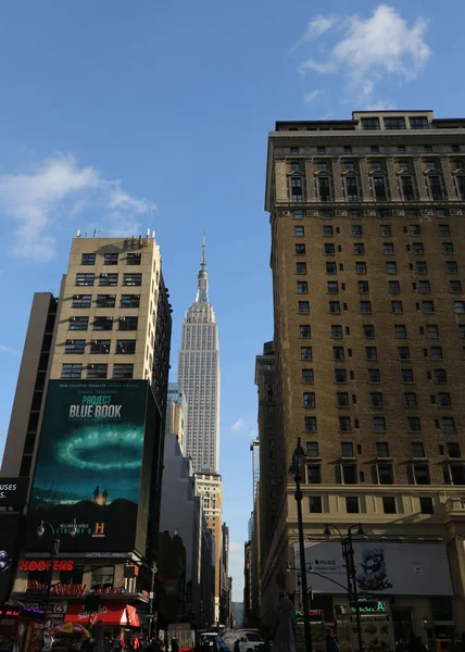 New York December 2018 Empire State Building View Midtown Manhattan — Stock Photo, Image