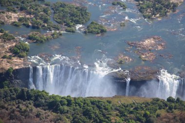 Victoria falls, havadan görünümü