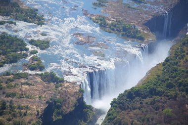 Victoria falls, havadan görünümü