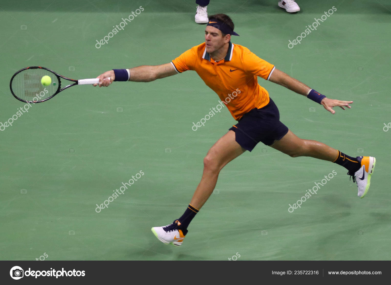 Nueva York Septiembre 2018 Finalista Del Open Juan Martin — Foto editorial de stock © zhukovsky #235722316