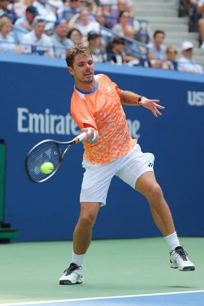 Nueva York Agosto 2018 Campeón Del Grand Slam Stanislas Wawrinka —  Fotos de Stock