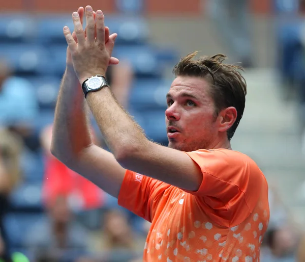 Nueva York Agosto 2018 Campeón Del Grand Slam Stanislas Wawrinka — Foto de Stock