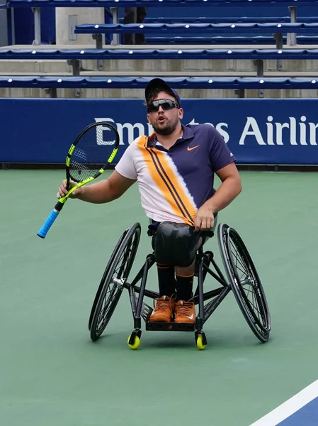 New York Eylül 2018 Tekerlekli Sandalye Tenis Oyuncusu Dylan Alcott — Stok fotoğraf