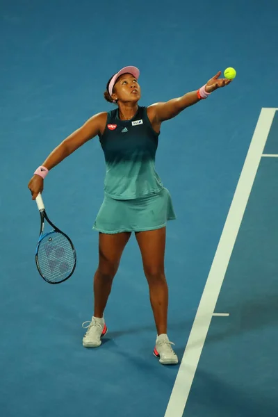Melbourne Australien Januar 2019 Grand Slam Siegerin Naomi Osaka Aus — Stockfoto