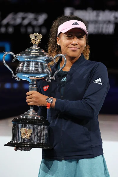 Melbourne Australien Januar 2019 Die Zweimalige Grand Slam Siegerin Naomi — Stockfoto