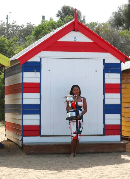 Melbourne Australia January 2019 Times Grand Slam Champion Naomi Osaka — Stock Photo, Image