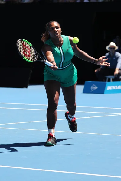 Melbourne Avustralya Ocak 2019 Kez Grand Slam Şampiyonu Serena Williams — Stok fotoğraf