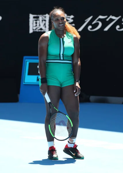 Melbourne Australia Enero 2019 Veces Campeona Grand Slam Serena Williams — Foto de Stock
