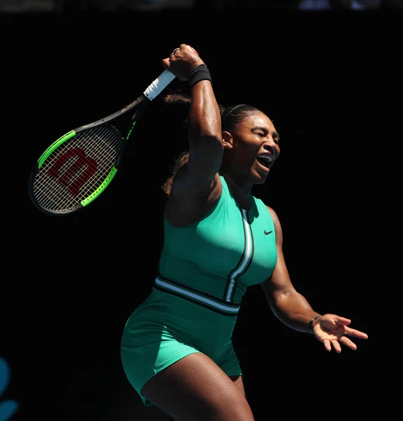 Melbourne Australia Enero 2019 Veces Campeona Grand Slam Serena Williams — Foto de Stock