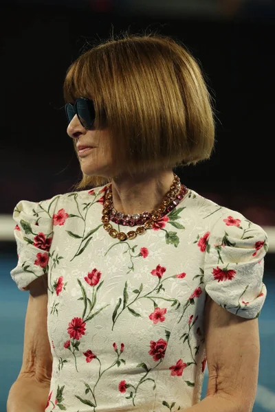 Melbourne Austrália Janeiro 2019 Editora Chefe Revista Vogue Anna Wintour — Fotografia de Stock