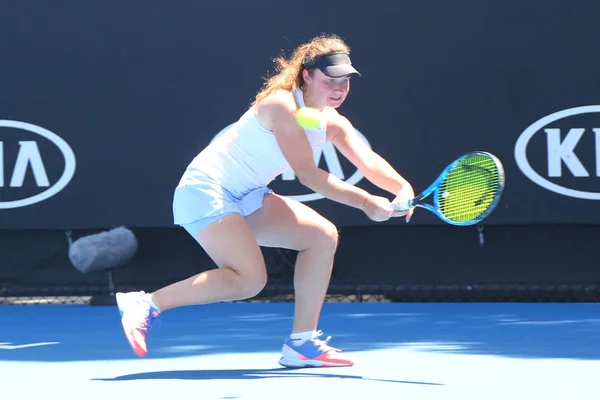 Melbourne Australie Janvier 2019 Joueuse Tennis Junior Ukrainienne Daria Snigur — Photo