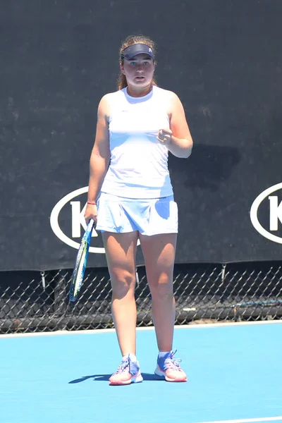 Melbourne Australia January 2019 Pemain Tenis Junior Daria Snigur Dari — Stok Foto