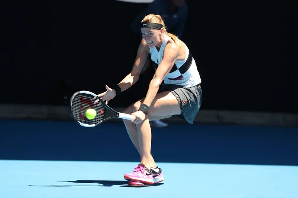 Melbourne Austrálie Ledna 2019 Grand Slam Petra Kvitová Český Šampion — Stock fotografie