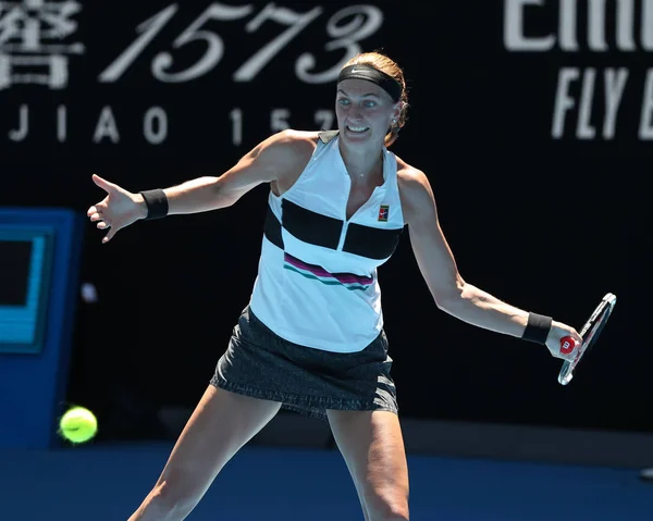 Melbourne Australia Enero 2019 Campeona Del Grand Slam Petra Kvitova — Foto de Stock