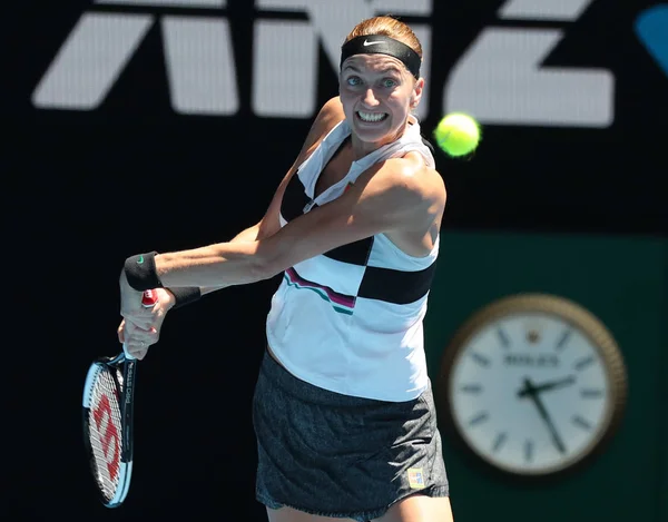 Melbourne Australia January 2019 Grand Slam Champion Petra Kvitova Czech — Stock Photo, Image