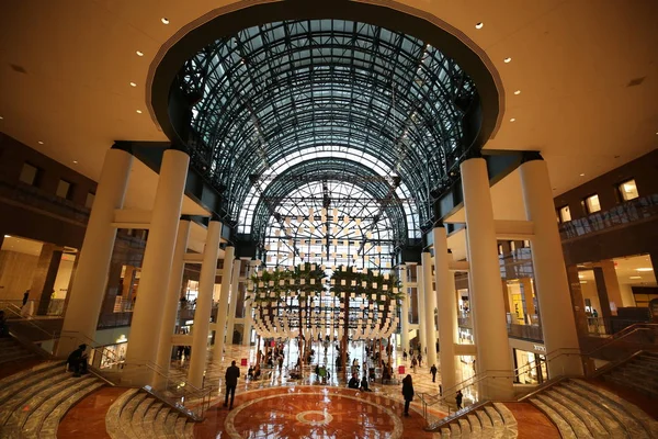 New York Novembre 2018 Winter Garden Atrium Nel Brookfield Place — Foto Stock