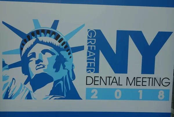 New York Kasım 2018 Büyük Diş Toplantı 2018 Logosunu Görmeniz — Stok fotoğraf