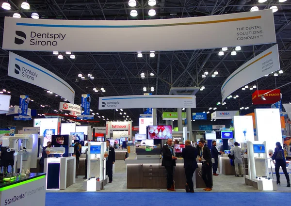 New York November 2018 Dentsply Sirona Booth Greater New York — Stock Photo, Image