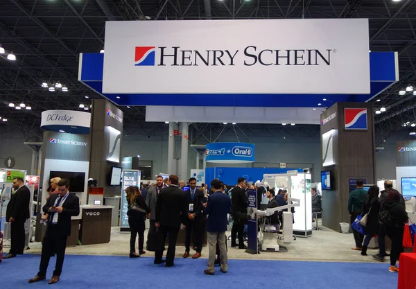 New York November 2018 Henry Schein Booth Greater New York — Stock Photo, Image