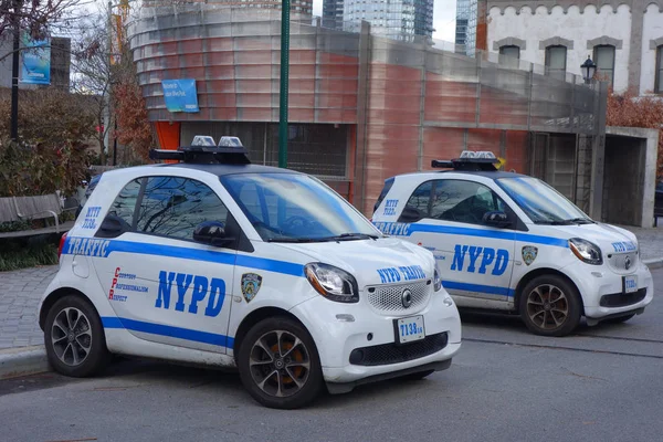 ニューヨーク 2018 ニューヨーク市警交通パトロール スマート車ロウアー マンハッタンの — ストック写真