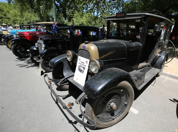 Melbourne Austrália Janeiro 2019 Carros Antigos Históricos Exibição 2019 Royal — Fotografia de Stock