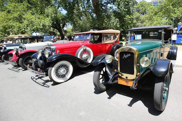 Μελβούρνη Αυστραλία Ιανουαρίου 2019 Ιστορική Vintage Αυτοκίνητα Στην Οθόνη Στο — Φωτογραφία Αρχείου