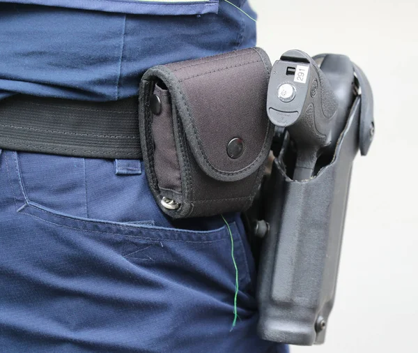 Melbourne Australia Stycznia 2019 Smith Wesson Wojskowych Policyjnych Półautomatyczny Pistolet — Zdjęcie stockowe