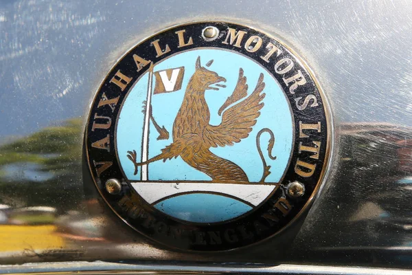 Melbourne Australië Januari 2019 Vauxhall Embleem Tentoongesteld 2019 Koninklijke Automobielclub — Stockfoto