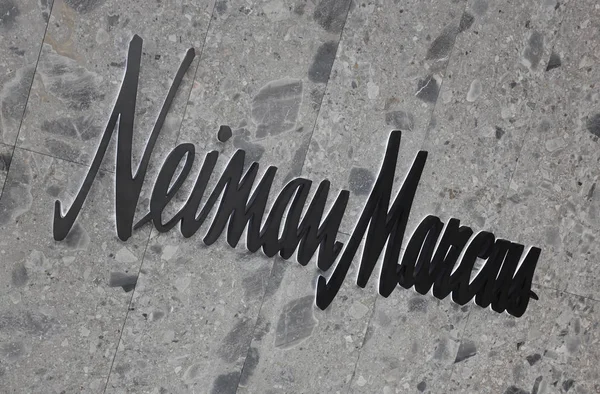 Нью Йорк Марта 2019 Года Знак Неймана Маркуса Нейман Маркус — стоковое фото