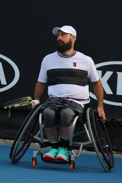 Melbourne Australie Janvier 2019 Joueur Tennis David Wagner Des États — Photo