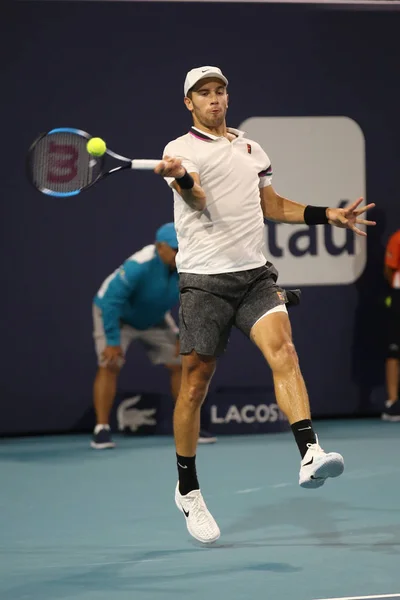 Miami Gardens Florida Maart 2019 Professionele Tennisspeelster Borna Coric Kroatië — Stockfoto