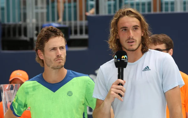 Miami Gardens Florida März 2019 2019 Miami Open Doppelfinalisten Wesley — Stockfoto