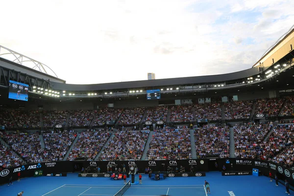 Melbourne, Avustralya-Ocak 26, 2019: çubuk Laver Arena içinde 2019 Avustralya Açık maç Avustralya tenis merkezinde Melbourne Park. 1988 yılından bu yana Avustralya açık için ana mekandır
