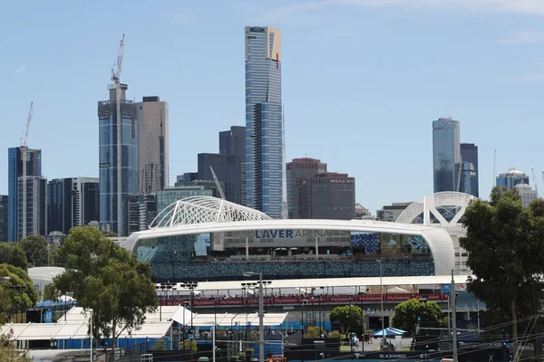 Melbourne Australia Enero 2019 Rod Laver Arena Durante Partido Del — Foto de Stock