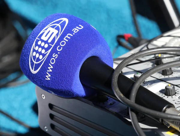 Melbourne Australia January 2019 Channel Wide World Sports Australia Microphone — Stock Photo, Image