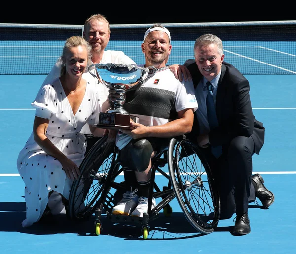 Melbourne Australië Januari 2019 Grand Slam Kampioen Dylan Alcott Van — Stockfoto