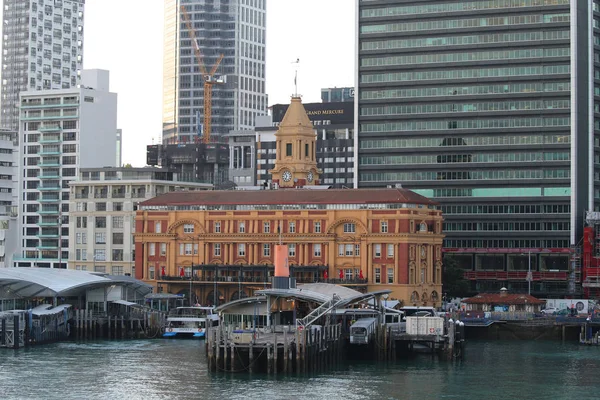 Auckland New Zealand January 2019 Auckland Ferry Terminal Auckland Harbor — Stock Photo, Image