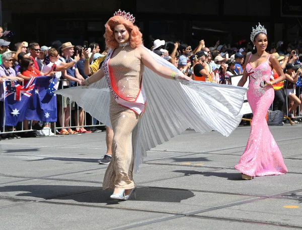 Melbourne Australia Enero 2019 Miembros Miss Gay Miss Transexuales Australia —  Fotos de Stock