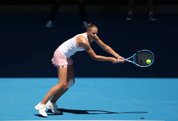 Melbourne Australia Gennaio 2019 Tennista Professionista Karolina Pliskova Della Repubblica — Foto Stock