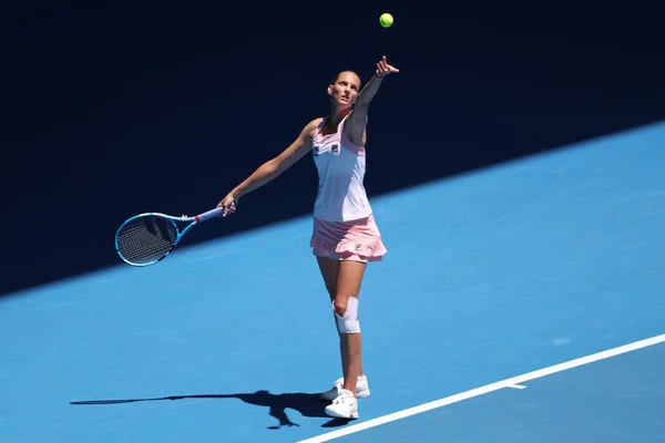 Melbourne Australia Enero 2019 Tenista Profesional Karolina Pliskova República Checa — Foto de Stock