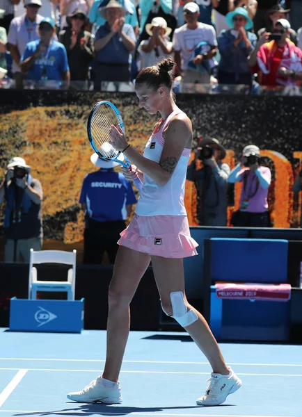 Melbourne Australia Enero 2019 Tenista Profesional Karolina Pliskova República Checa — Foto de Stock