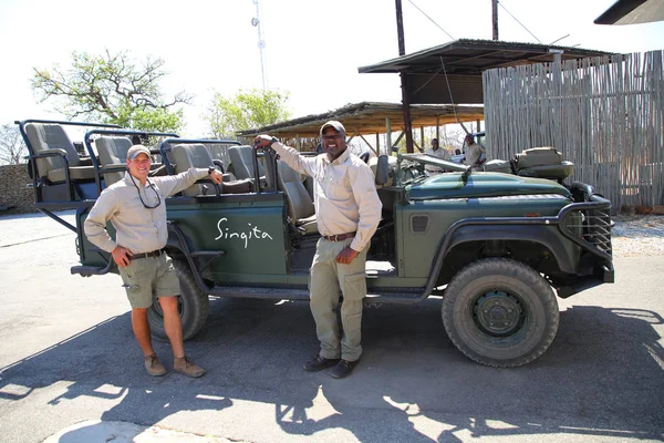Hazyview Jihoafrická Jižní Afrika Října 2018 Safari Přivítání Turistů Letišti — Stock fotografie