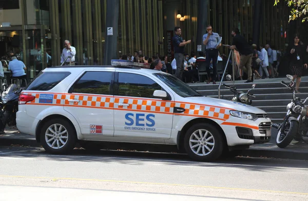 Melbourne Austrália Janeiro 2019 Carro Serviço Emergência Estado Melbourne Austrália — Fotografia de Stock