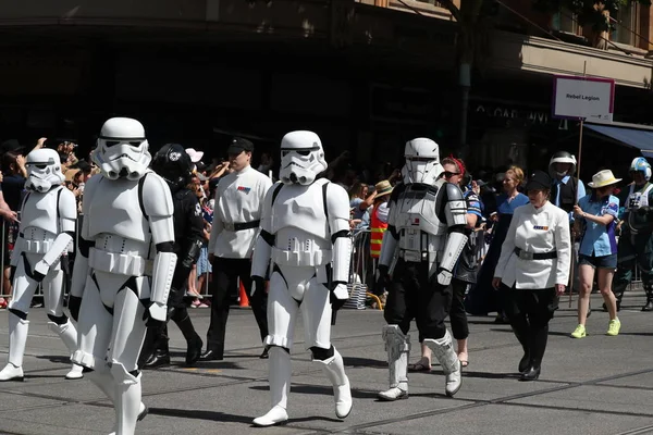 Melbourne Australia Stycznia 2019 Gie Członkowie Legionu Marszu Podczas 2019 — Zdjęcie stockowe