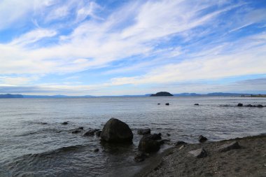 Rotorua Gölü Yeni Zelanda 'nın kuzey adasında.