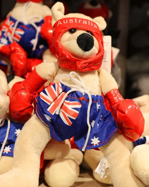 Melbourne Australia January 2019 Australian Souvenirs Display Melbourne International Airport — Stock Photo, Image