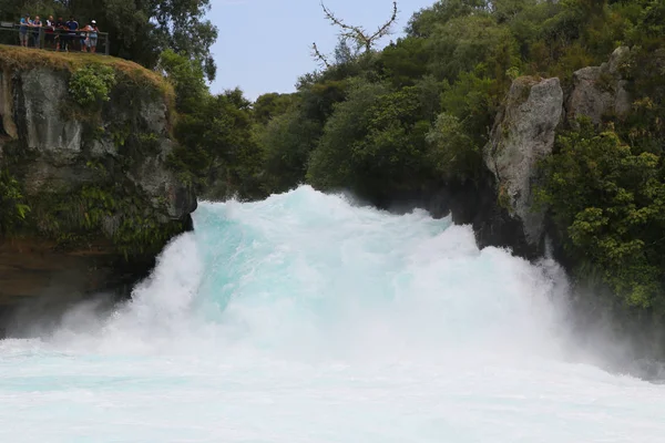 Водопад Хука Водопад Около Табо Новая Зеландия — стоковое фото