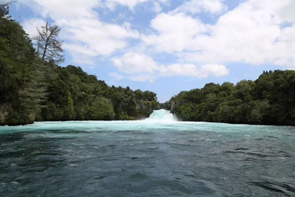 Huka Falls Wasserfall Bei Taupo Neuseeland — Stockfoto